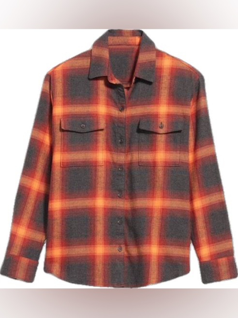 Old Navy Taylor swift evermore plaid flannel button up shirt size S 100% cotton